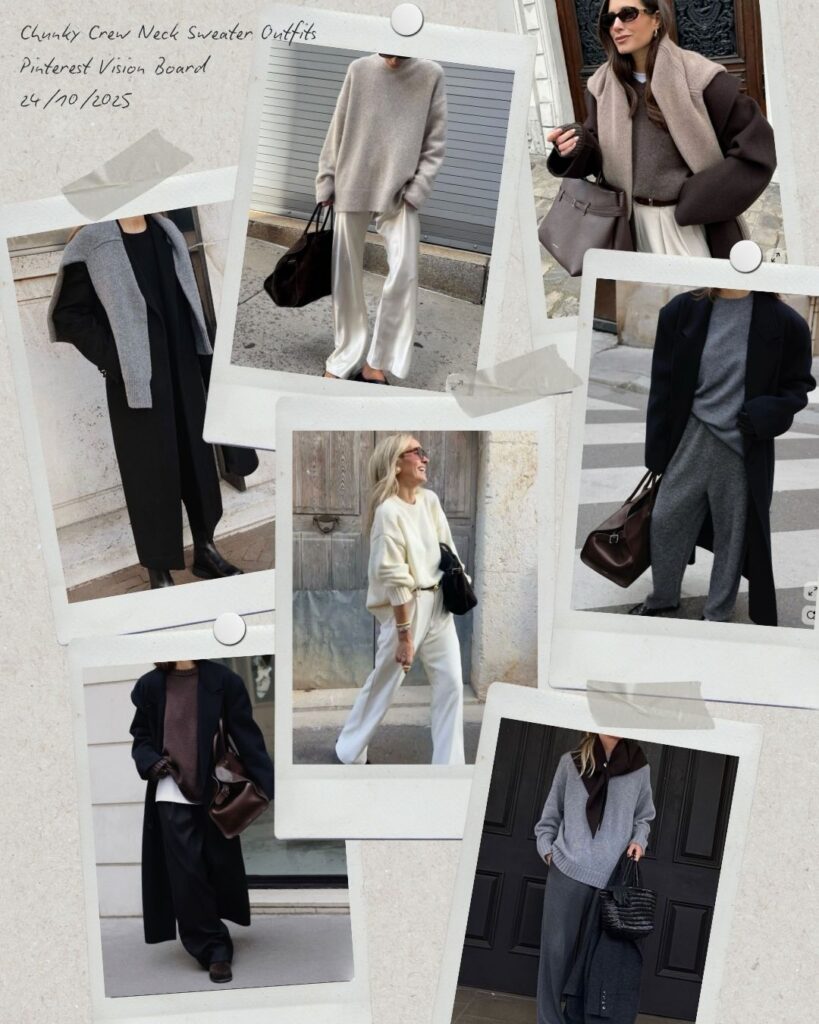 Chunky Crew Neck Sweater