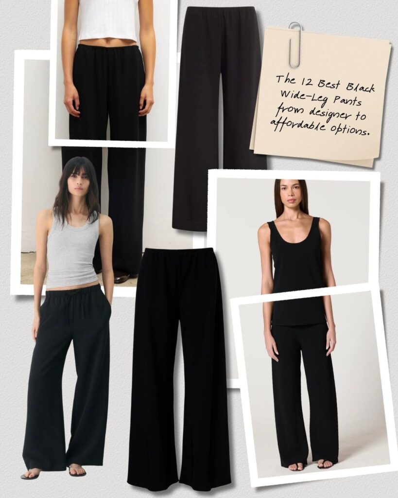 Best Black Wide-Leg Pants