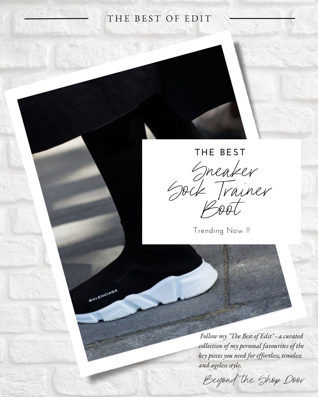 The Sneaker Sock Trainer Boot - Trending Now