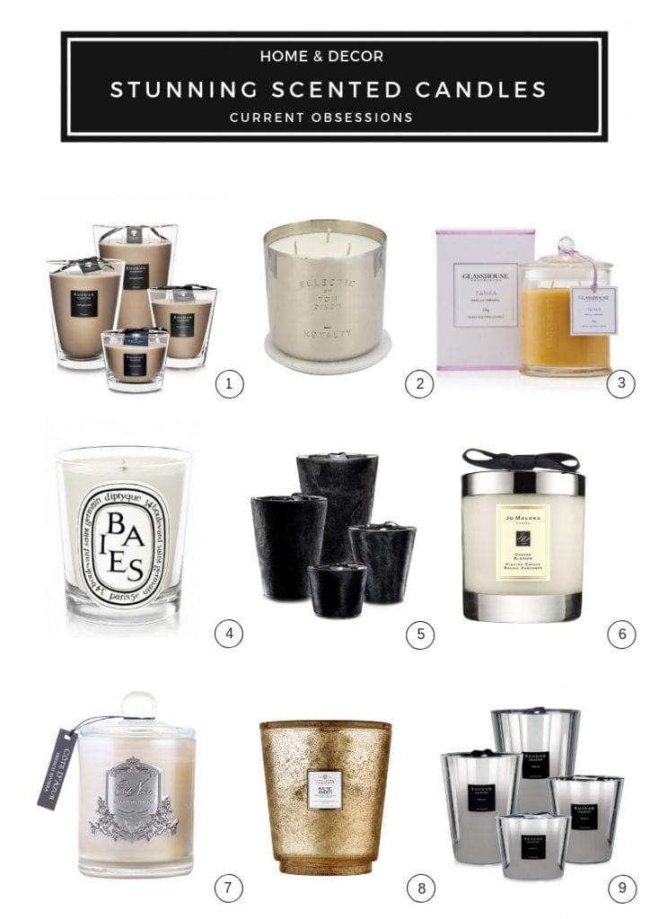 STUNNING SCENTED CANDLES