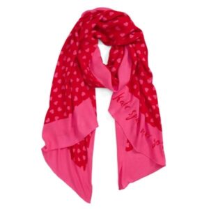 KATE SPADE NEW YORK – heartbeat oblong scarf
