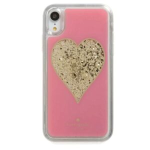 KATE SPADE NEW YORK – liquid glitter heart iPhone