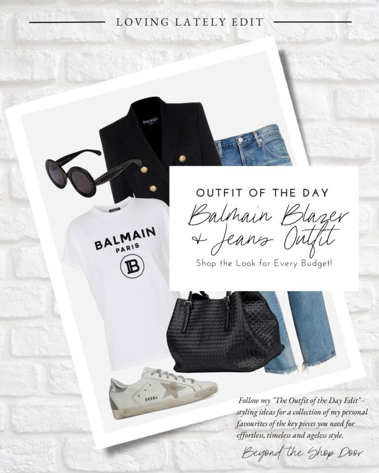 Balmain Blazer & Jeans Outfit Shop the Look for Every Budget