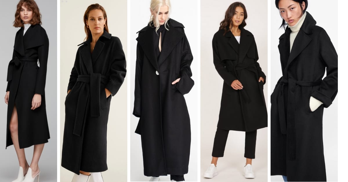 Stylish Black Winter Coats Collection