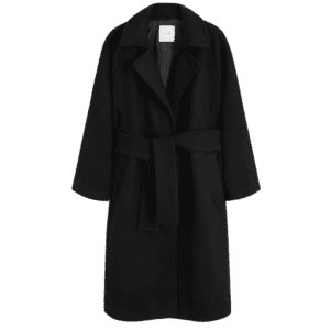 Mango – Belted Wool Coat