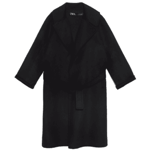 ZARA BELTED WRAP COAT