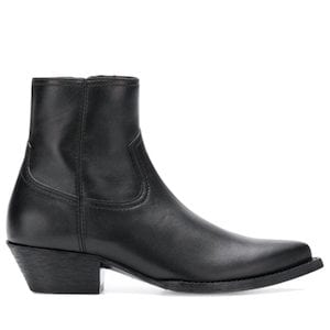 SAINT LAURENT pointed toe ankle boots