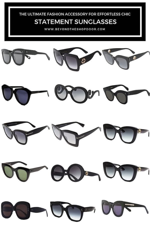 STATEMENT SUNGLASSES - THE ULTIMATE FASHION ACCESSORY
