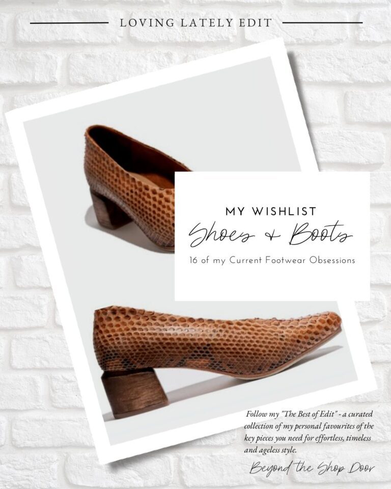 Shoes & Boots Currently on My Wish List