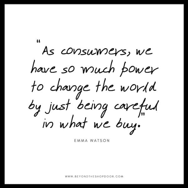 Quote on Ethical & Sustainable Fashion