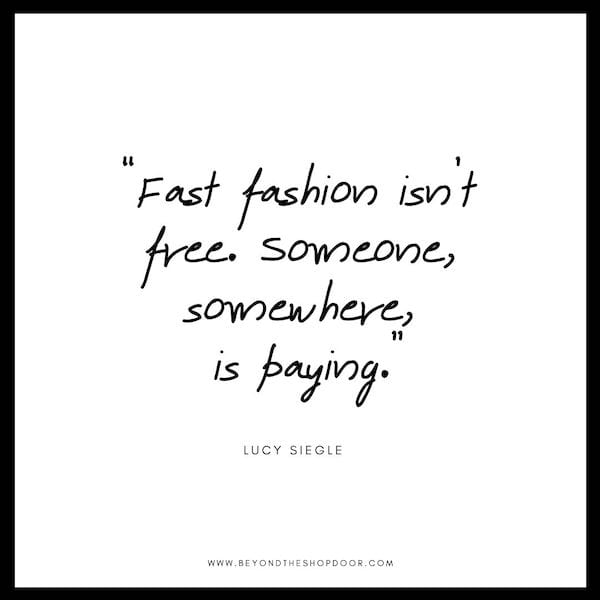 Quote on Ethical & Sustainable Fashion