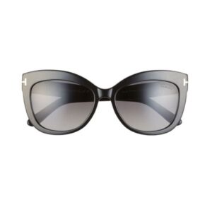 TOM FORD – Alistair 56mm Polarized Cat Eye Sunglasses