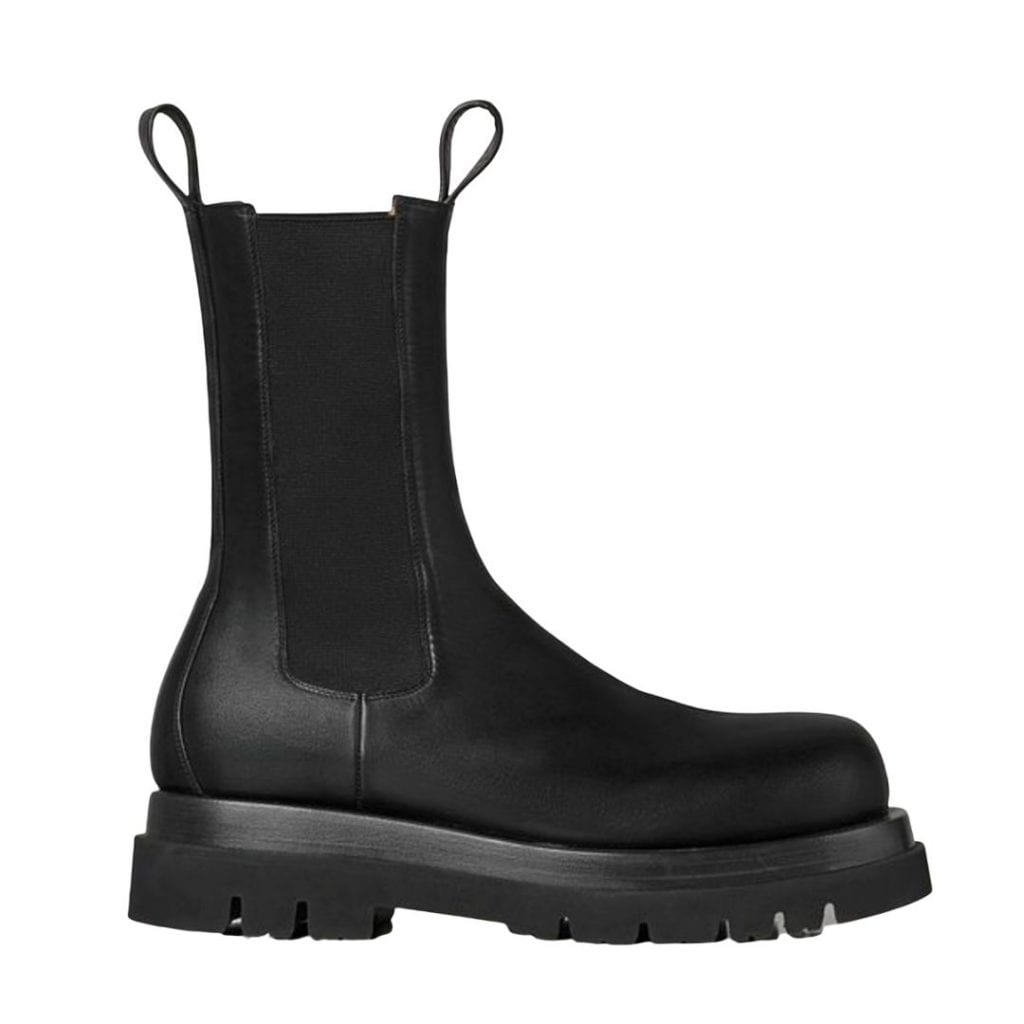 BOTTEGA VENETA - Black Chunky Ankle Boots