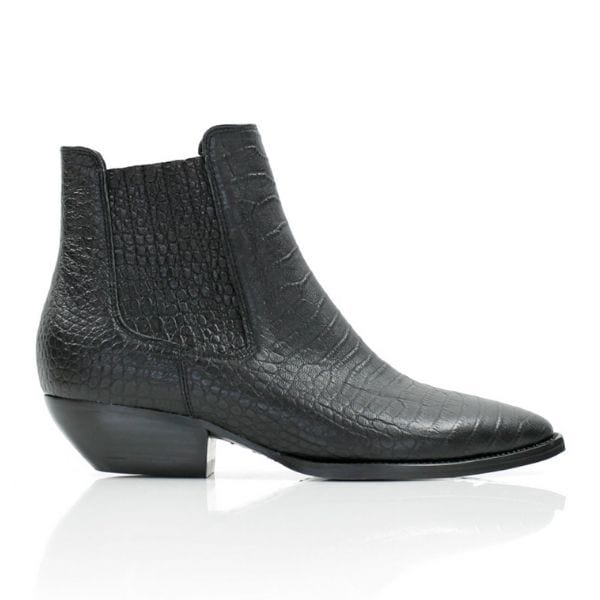La Tribe Dylan Boot Croc Black