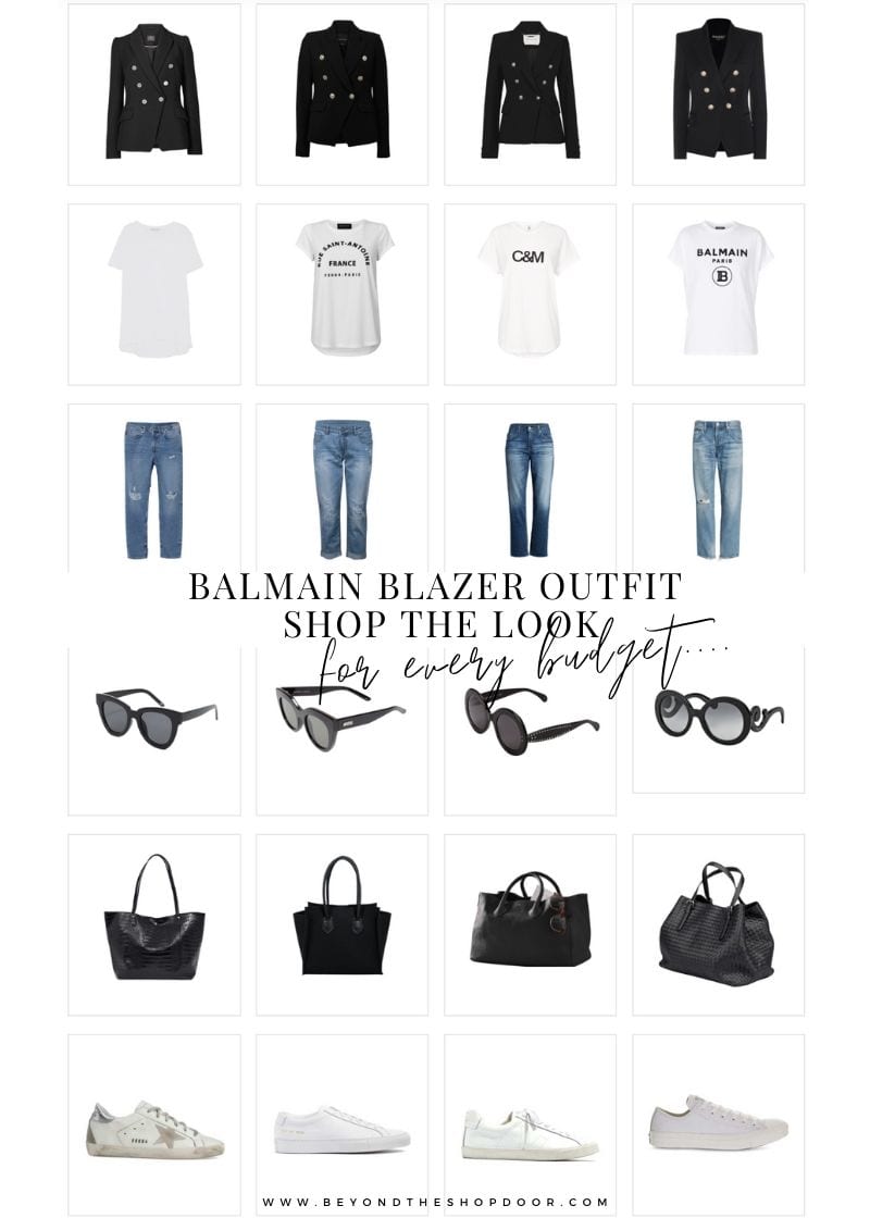 Balmain Blazer Outfit - Shop the Look Collection