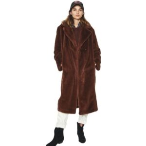 Ba&sh Fibie Marron Coat
