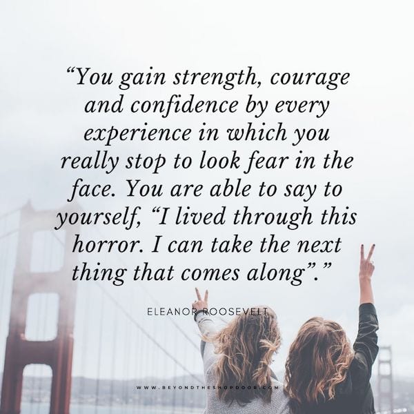 Inspiration Quotes on Strength in Hard Times - Eleanor Roosevelt