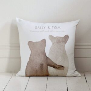 Personalised Bear Love Cushion