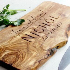 Personalised Wooden Chopping/Cheese Board