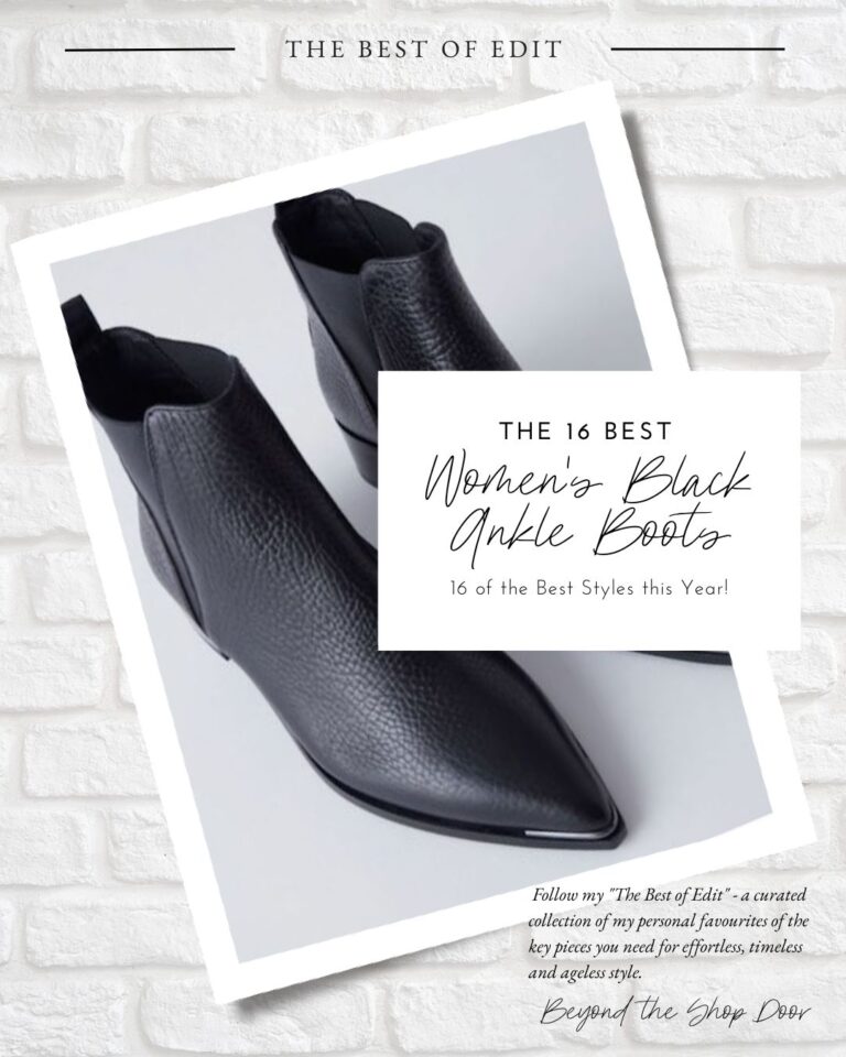 The 16 Best Women's Black Ankle Boots for 2020