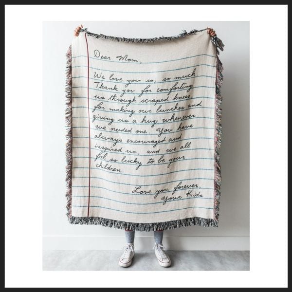 Perfect Unique & Luxury Milestone Gift Ideas - Personalised Blanket