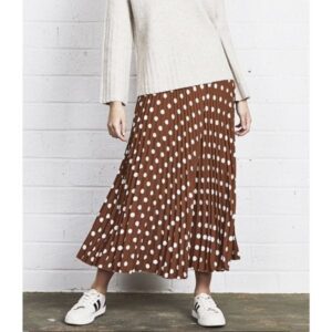 Random Midi Pleat Spot Skirt – Miss Timaru