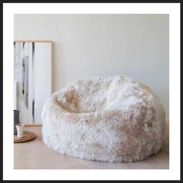 Perfect Unique & Luxury Milestone Gift Ideas - Sheepskin Bean Bag
