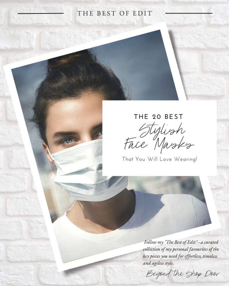 The 20 Best Stylish Face Masks That You Will Love Wearing!