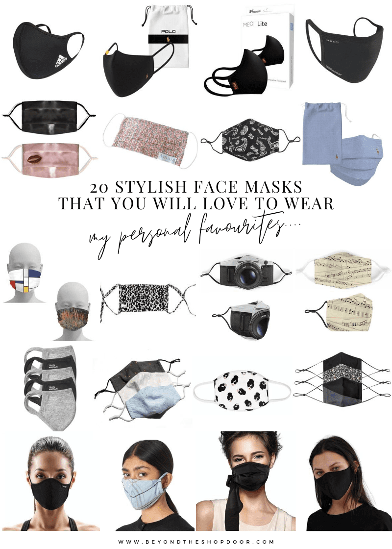 20 Stylish Face Masks That You Will Love Wearing! - Beyond The Shop Door