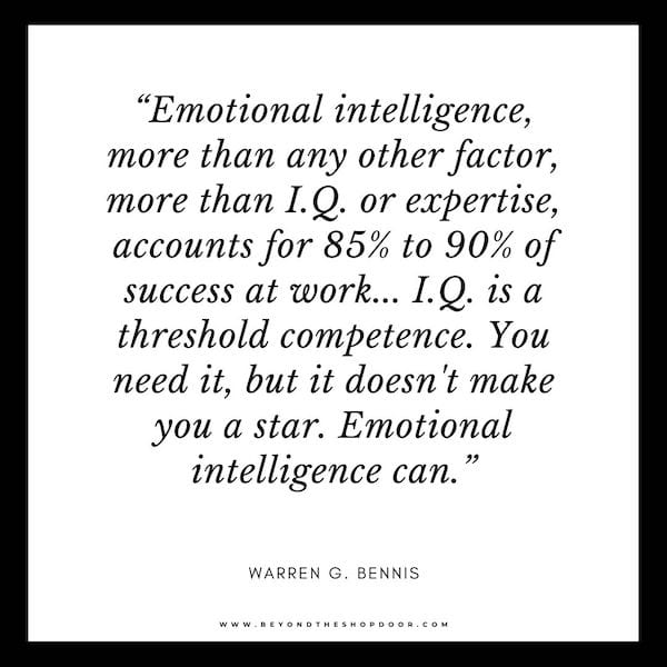 Powerful Quotes Emotional Intelligence - Warren G Bennis