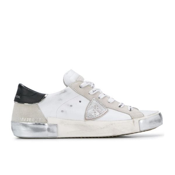 Minimalist Women's White Sneakers - Phillipe Model Paris X