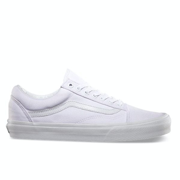 The Best Minimalist Women's White Sneakers - Vans Old Skool