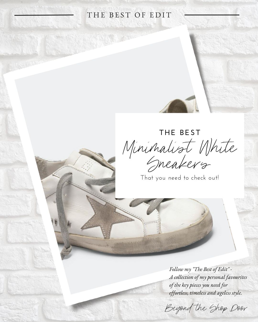 The Best Minimalist White Sneakers - The Best of Edit