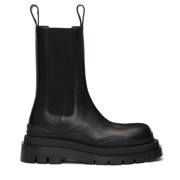 Black Chunky Chelsea Boots Bottega Veneta The Tire