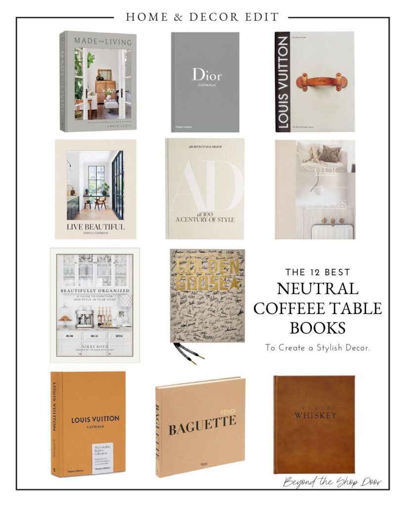 12 of the Best Neutral Coffee Table Books to Create a Stylish Decor