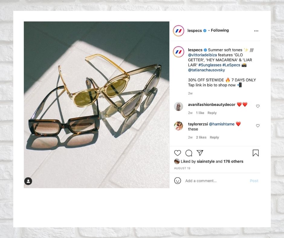Oversized Vintage Inspired Sunglasses | SPLURGE VS STEAL Edit - Le Specs Instagram