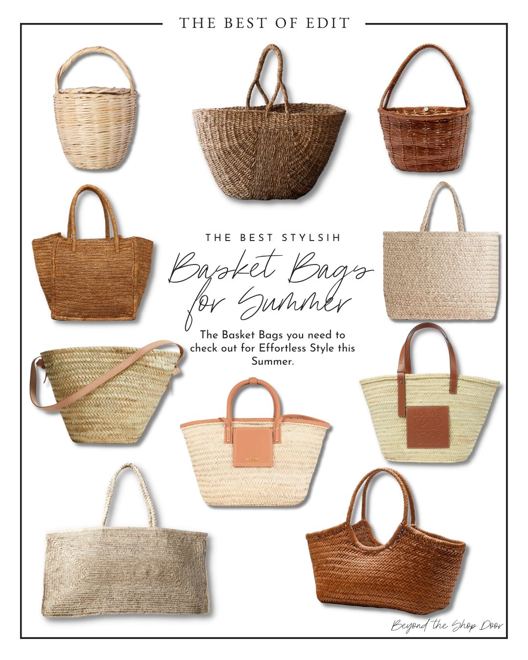 Best Stylish Basket Bags for Summer - Collection of Basket Bags