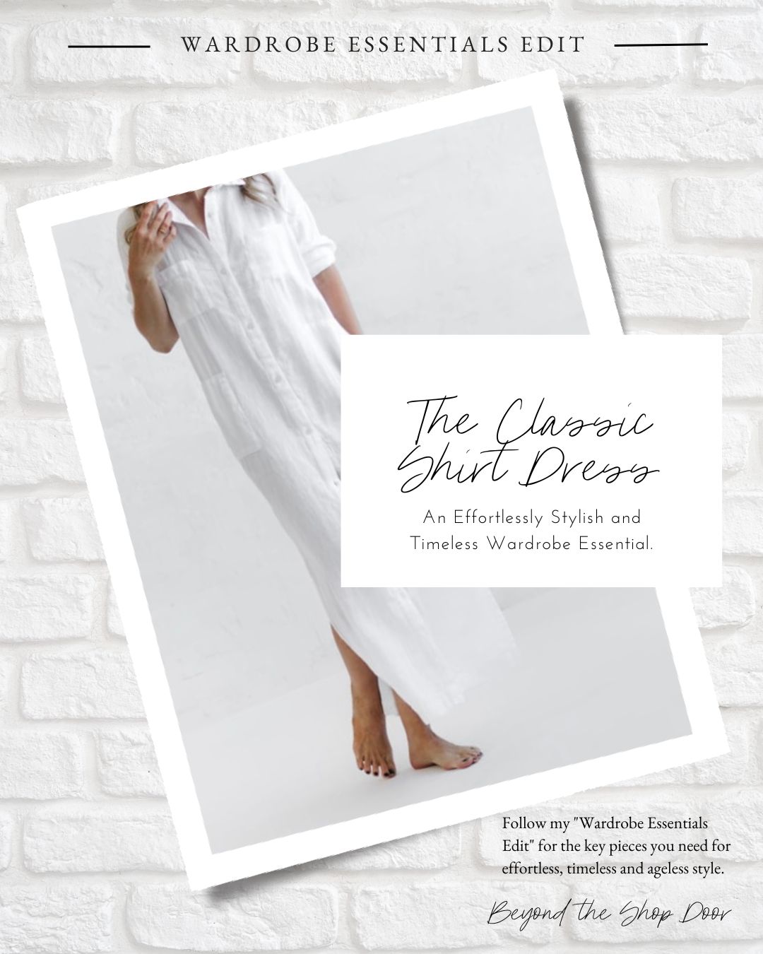 The Classic Shirt Dress; An Effortlessly Stylish and Timeless Wardrobe  Essential - Beyond The Shop Door