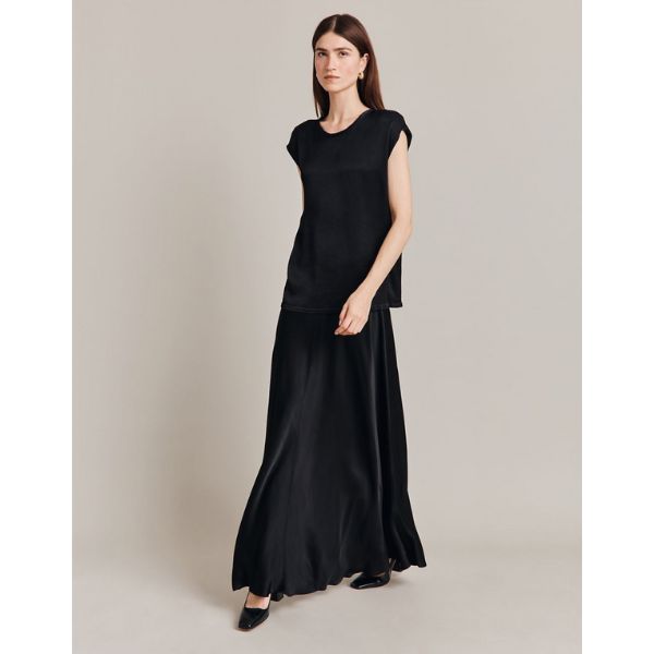 Best Silk Satin Maxi Skirt