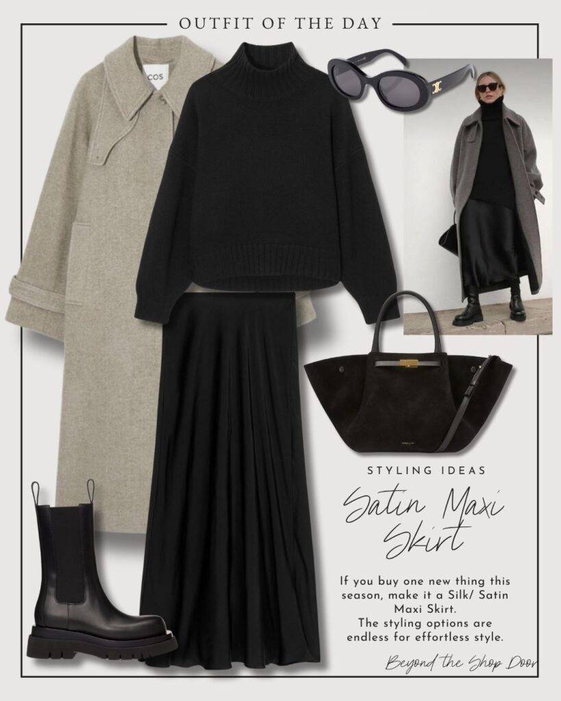 Styling Silk Maxi Skirt