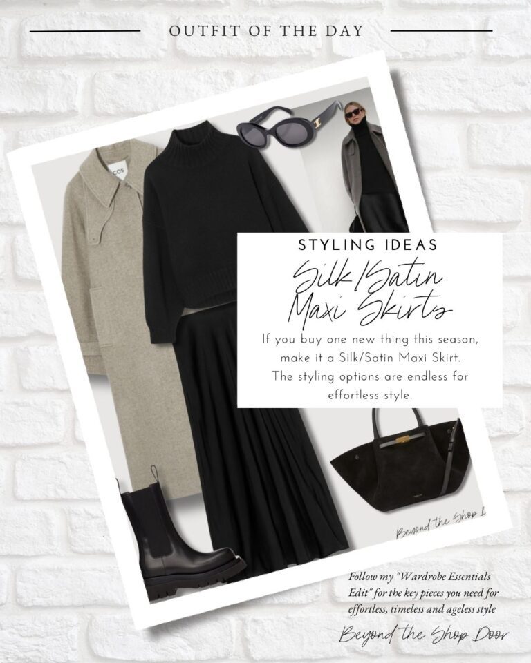 Styling Silk Maxi Skirt