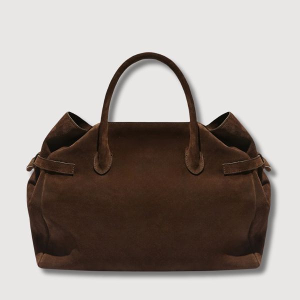 Brown Suede Tote Bags 