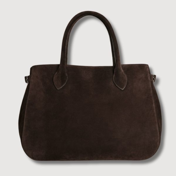 Brown Suede Tote Bags 