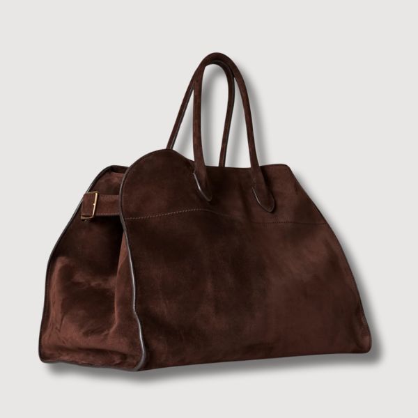 Brown Suede Tote Bags 