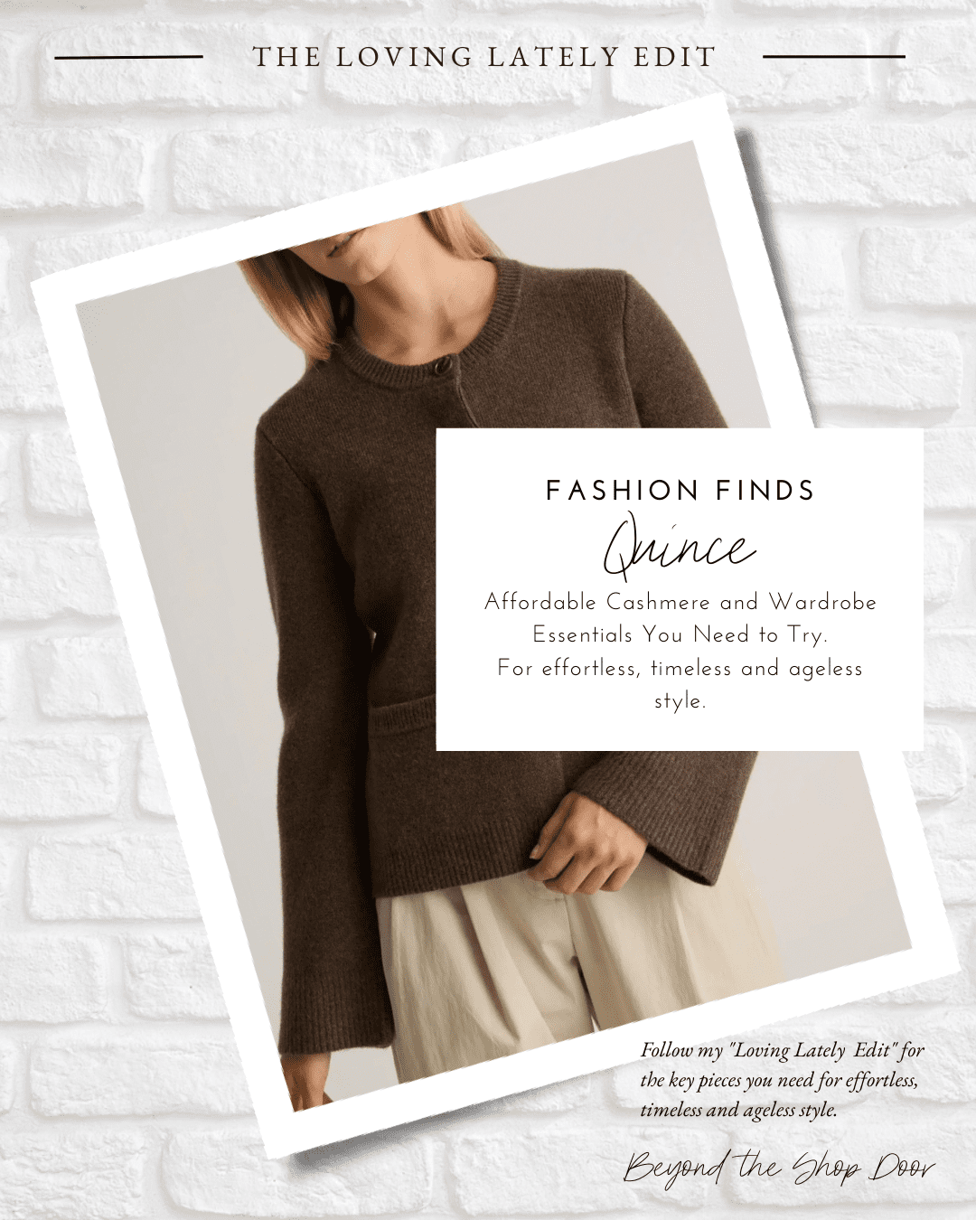 Quince Affordable Wardrobe Essentials