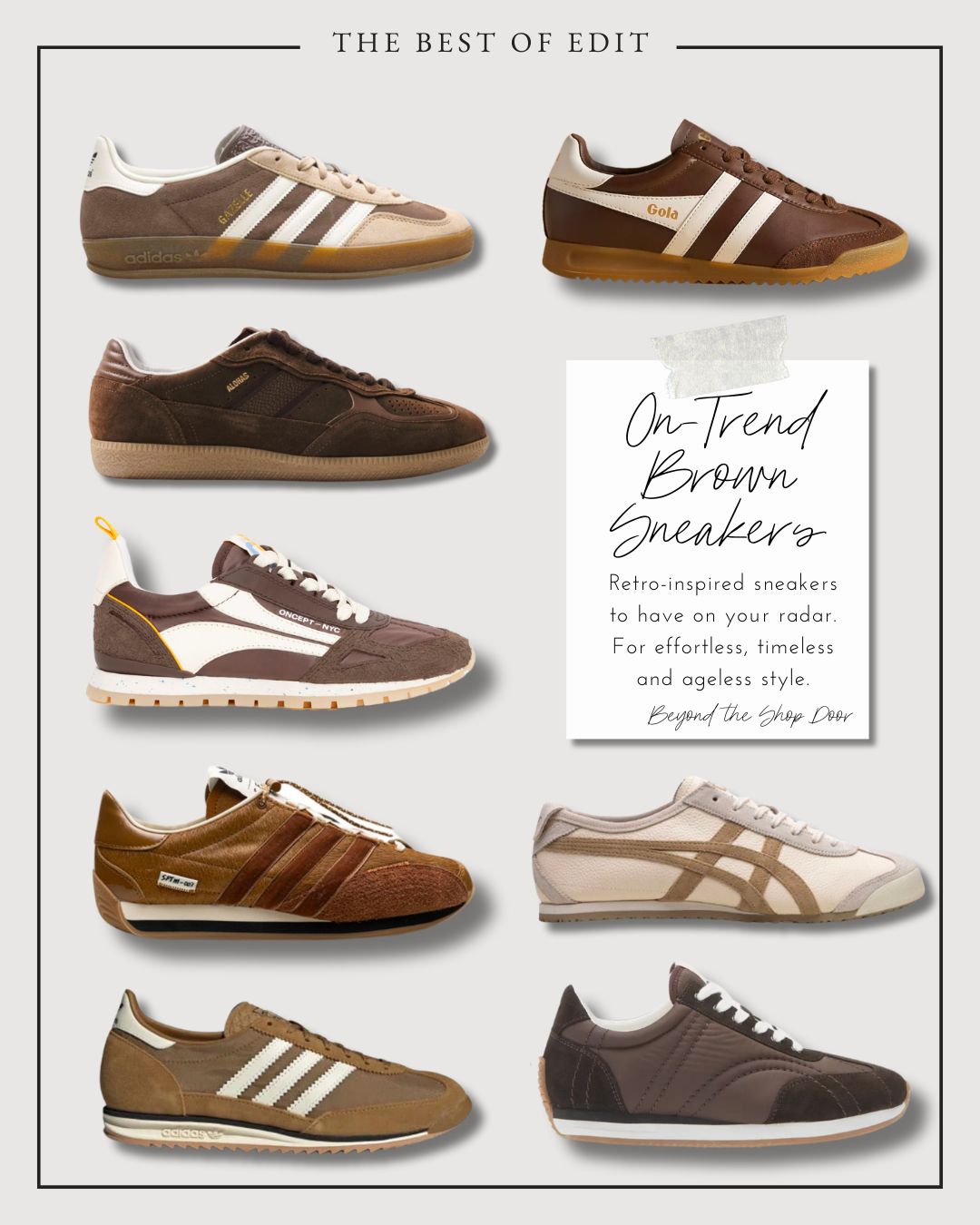 Best Retro Brown sneakers