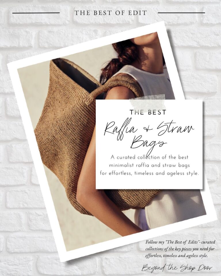 The Best Straw and Raffia Basket Bags For Effortless Style