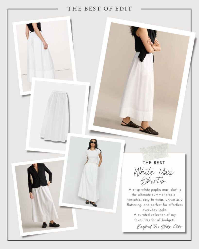 White Maxi Skirts Outfit