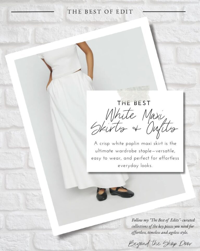 White Maxi Skirts Outfit