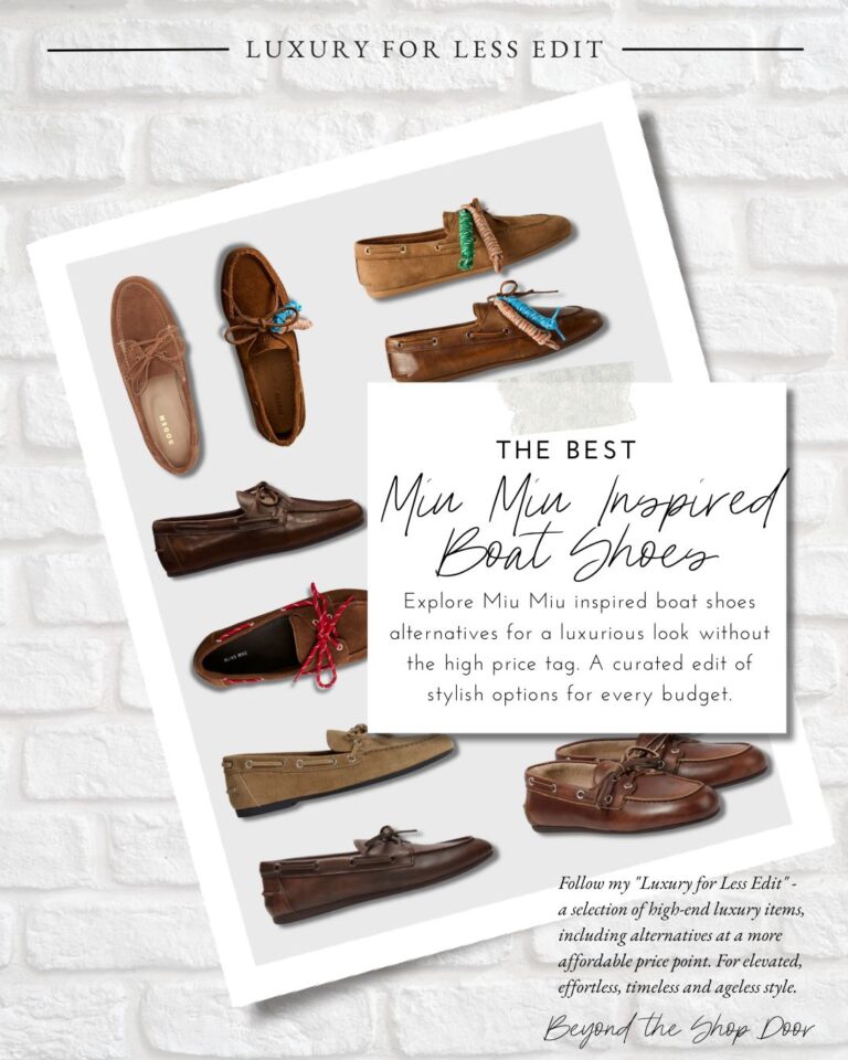 Miu Miu Inspired Boat Shoes